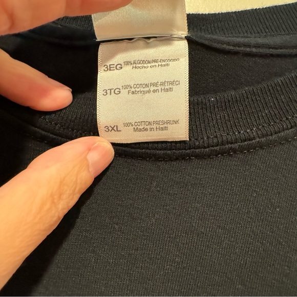 5/25 Men’s Plus Size Black Tshirt featuring a “Genius” quote from Edison. - Picture 3 of 5